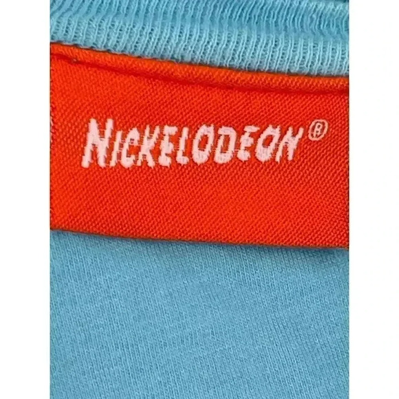 VINTAGE 2002 SPONGE BOB SQUARE PANTS SHIRT NICKELODEON ZAPPER PANTS POCKET LARGE - Picture 6 of 9